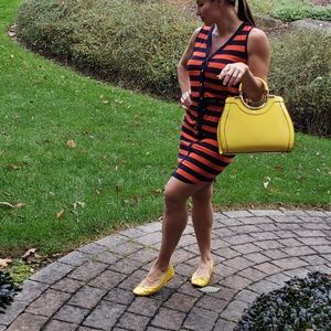 Striped Jones dress small